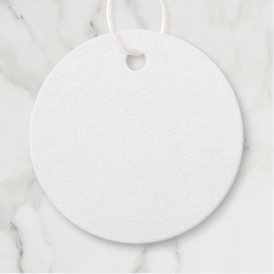 Foil Favour Tag