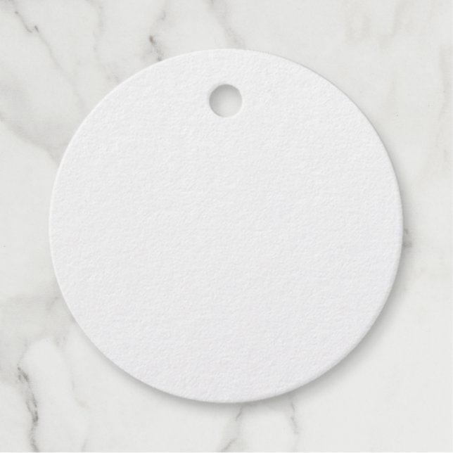 Foil Favour Tag (Front)
