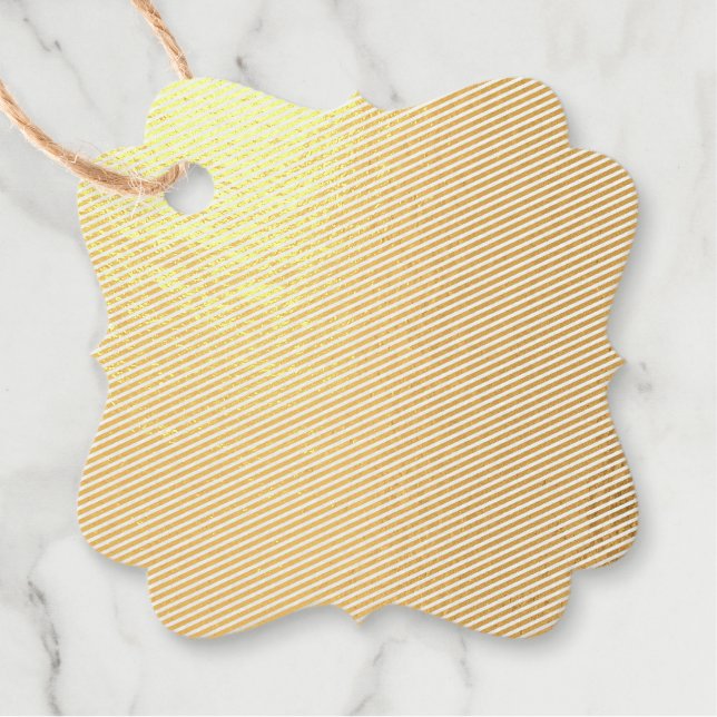Foil Favour Tag (Front)
