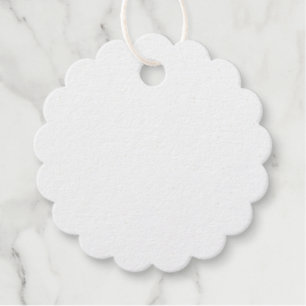 Foil Favour Tag