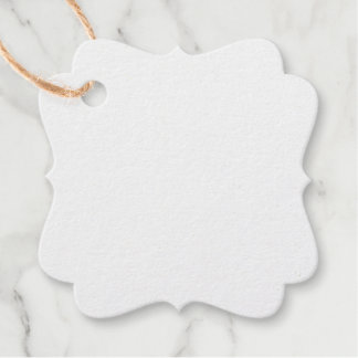 Foil Favour Tag