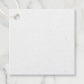 Foil Favour Tag