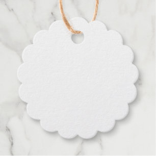 Foil Favour Tag