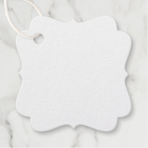 Foil Favour Tag