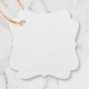Foil Favour Tag