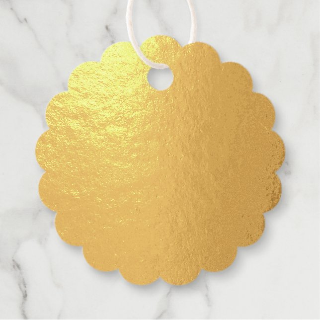 Foil Favour Tag (Front)