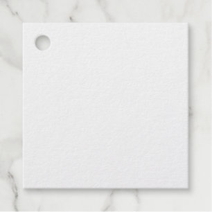 Foil Favour Tag