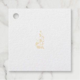 Foil Favour Tag