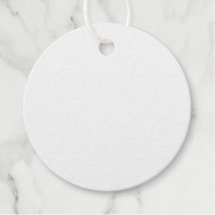 Foil Favour Tag