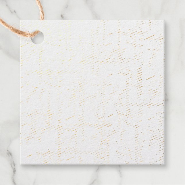 Foil Favour Tag (Front)