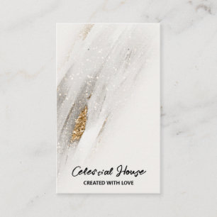 Foil Fleck Grey And Gold Earring Cards
