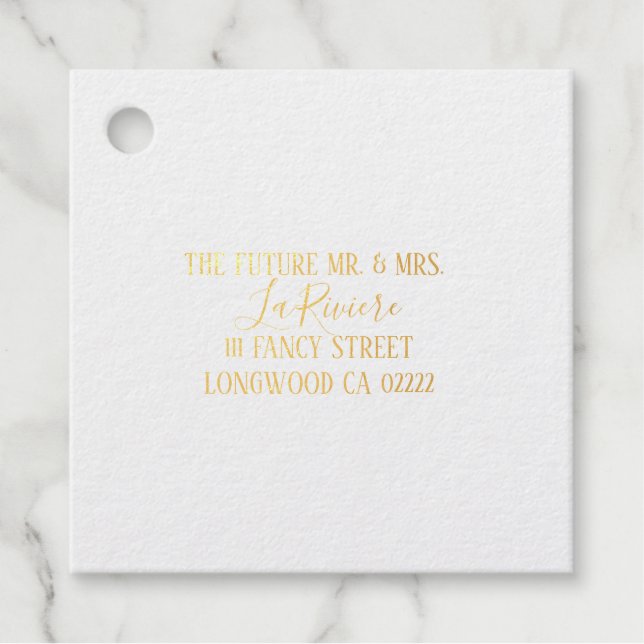 Foil Gift Tag (Front)