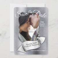 Foil-Gold-Silver-Brass Save the Date
