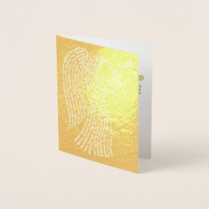 Foil Golden Angel Card