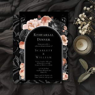 FOIL Gothic Vintage Arch Wedding Rehearsal Dinner