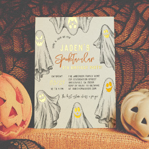 Foil Halloween Ghosts Spooktacular Birthday Party