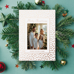 Foil Holiday Editable Christmas Cards Template