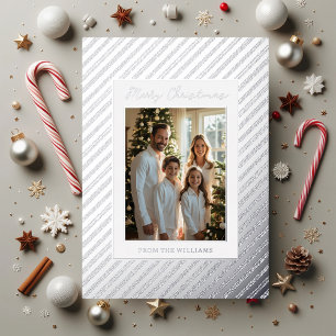 Foil Holiday Editable Christmas Cards Template
