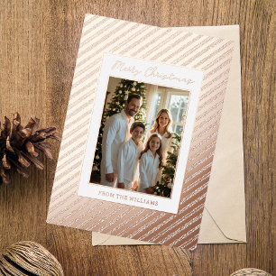 Foil Holiday Editable Christmas Cards Template 