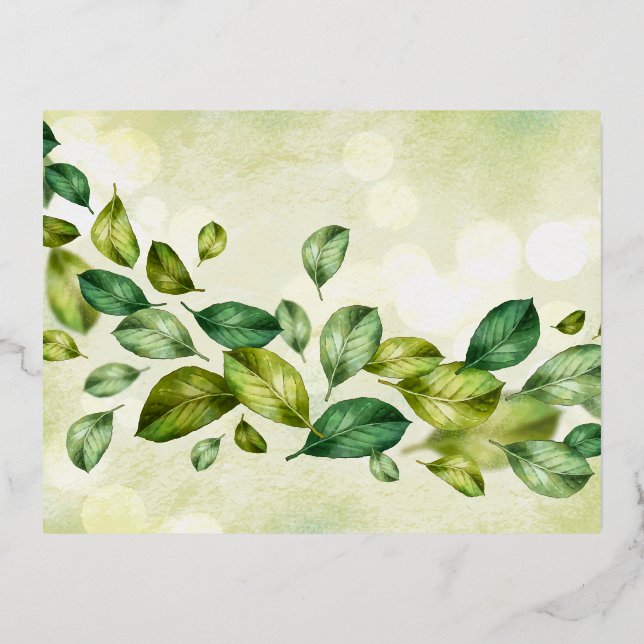 Foil Holiday Post Card (Front)