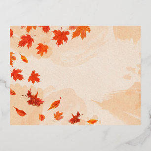 Foil Holiday Post Card