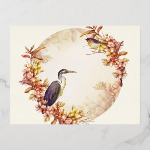 Foil Holiday Post Card