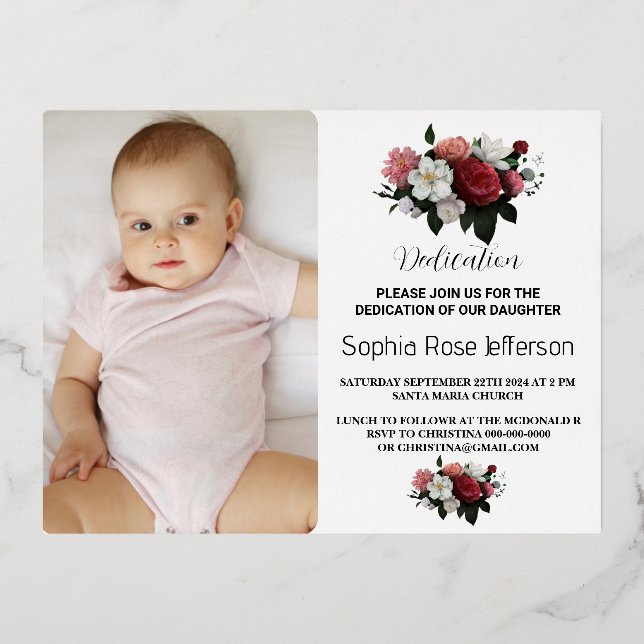 Foil Holiday Post Card (Front)