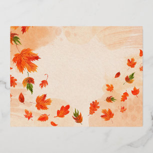 Foil Holiday Post Card