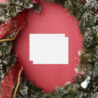 Foil Holiday Post Card