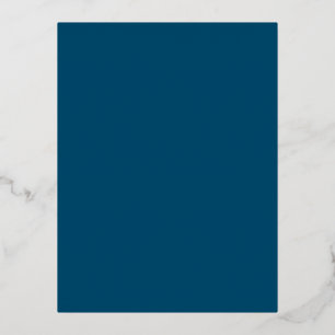 Foil Holiday Postcards Luxury Blue Greetings