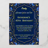 Foil Invitation
