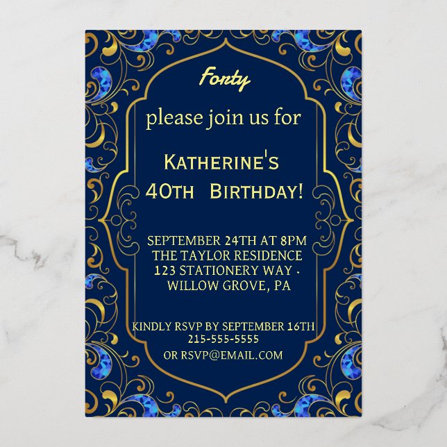 Foil Invitation (Front)