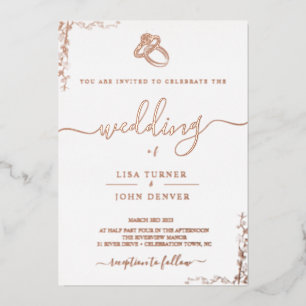 Foil Invitation
