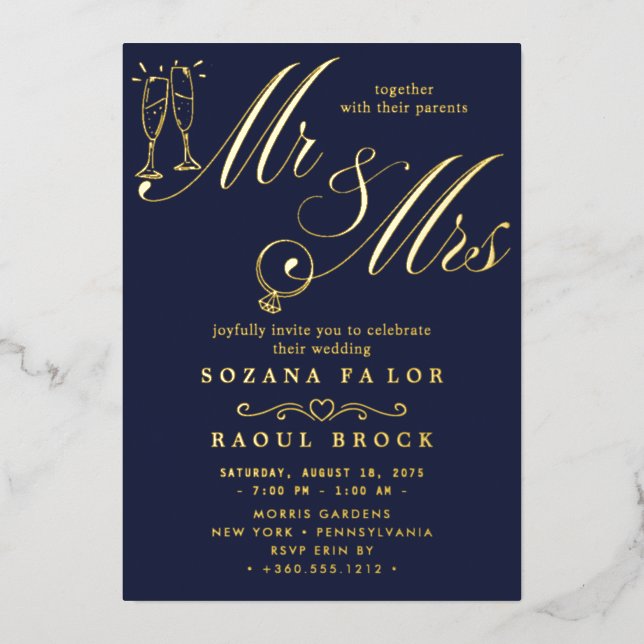 Foil Invitation (Front)