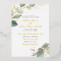 Foil Invitation