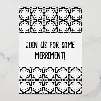 Foil Invitation