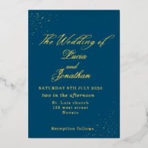 Foil Invitation