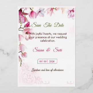 Foil Invitation