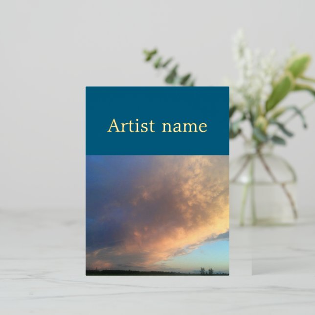 Foil Invitation Postcard (Standing Front)