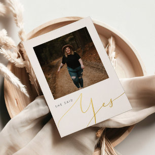 FOIL Modern Minimalist Bridal Shower invitation 