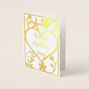 Foil Mother's Day Card, Happy Mama's Day Foil Card
