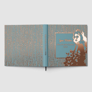 Foil Pageant Crown Photo Scrapbook-CSTM Title Foil Guest Book