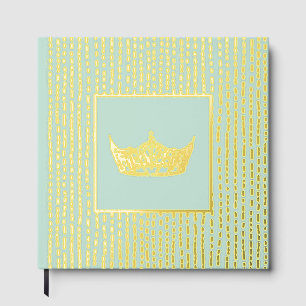 Foil Pageant Crown Photo Scrapbook with NO text Guest Book