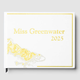 Foil Pageant photo & Scrapbook Retro Queen Guest Book