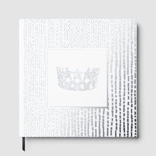 Foil Pageant Star Crown Photo Scrapbook-NO text Guest Book