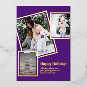 Foil PHOTO CHRISTMAS HOLIDAYS NEW YEAR 2022 2023