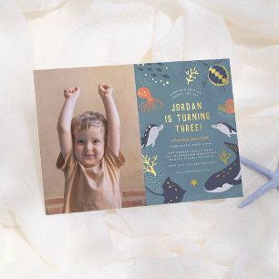 Foil Pressed   Under The Sea Photo Birthday Party