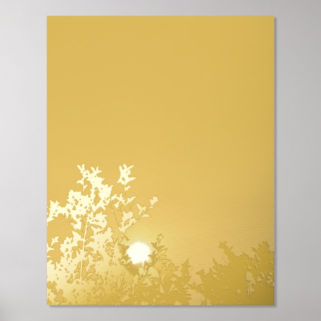 FOIL PRINT POSTER ART AND DESIGN  (Front)