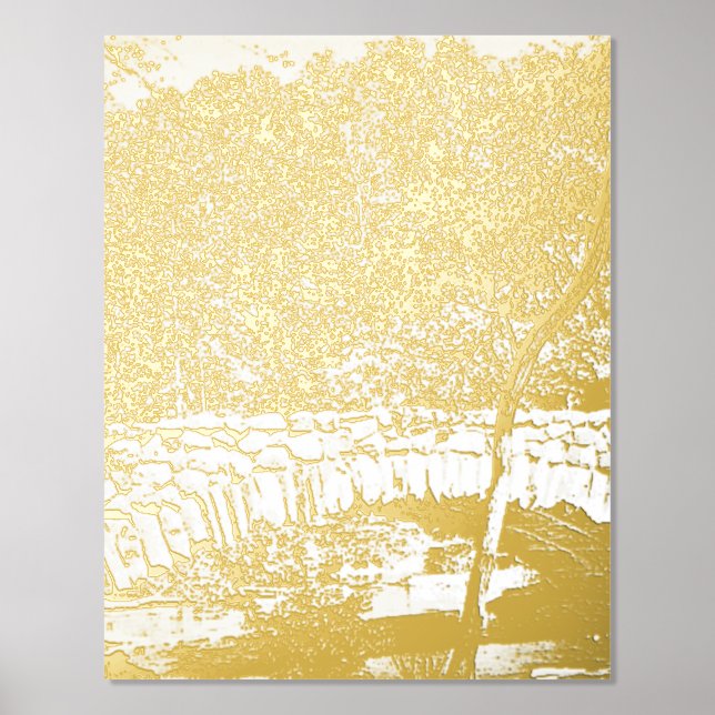 FOIL PRINT POSTER ART AND DESIGN STYLE  (Front)