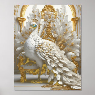 Foil Print, Size: 11" x 14", Foil Colour: Gold, Ma Foil Prints